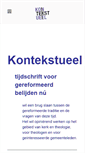 Mobile Screenshot of kontekstueel.nl