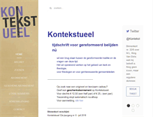 Tablet Screenshot of kontekstueel.nl